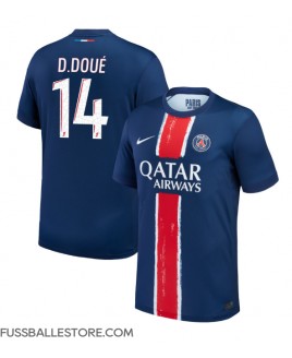 Günstige Paris Saint-Germain Desire Doue #14 Heimtrikot 2024-25 Kurzarm